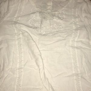 white blouse w bell sleeves from forever 21